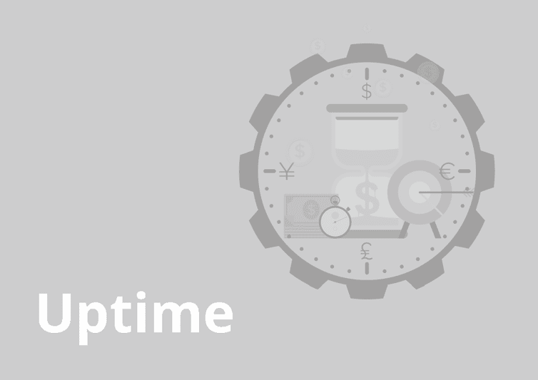 sample website report - uptime