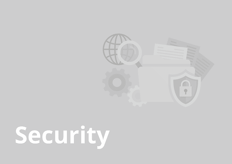 sample website report - security